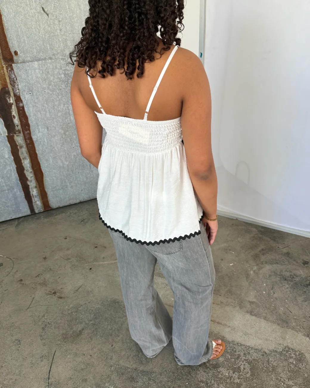 MARLEY top, hvid