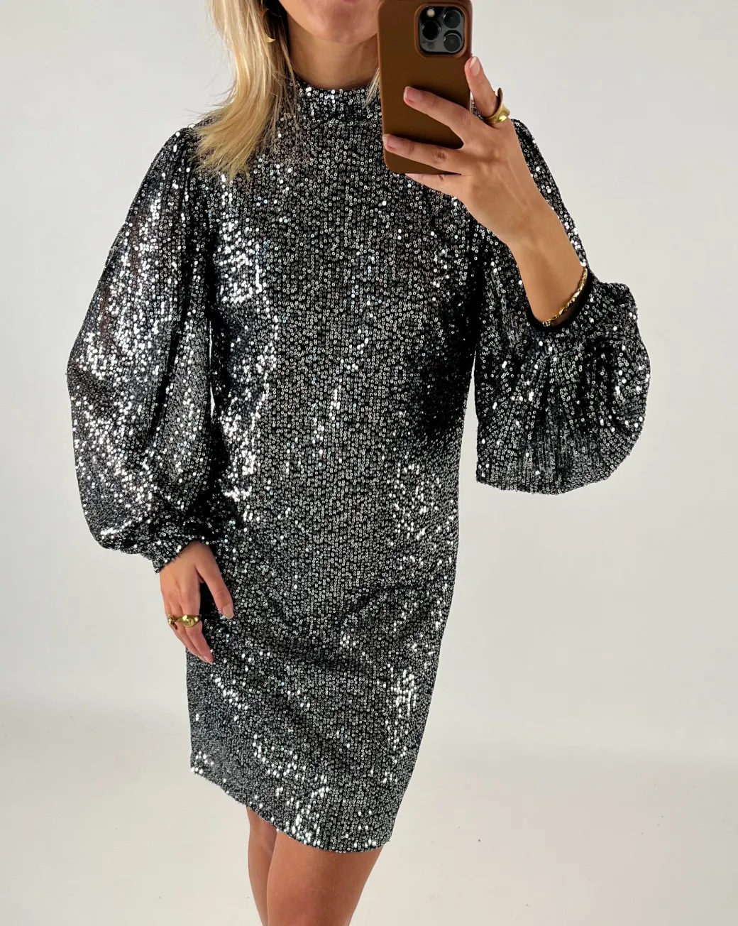 MARTINE kjole, sølv