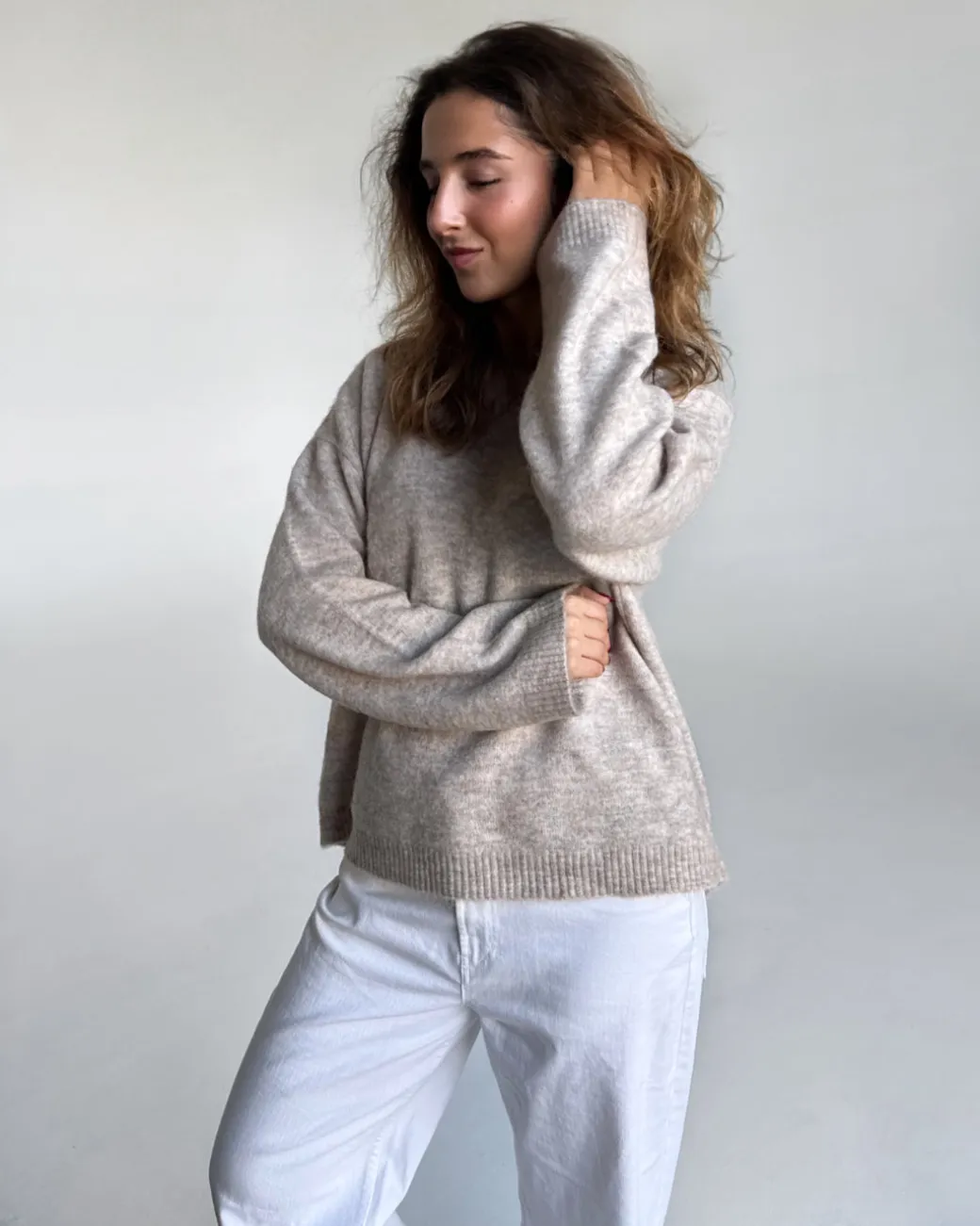 MATILDA strik, beige