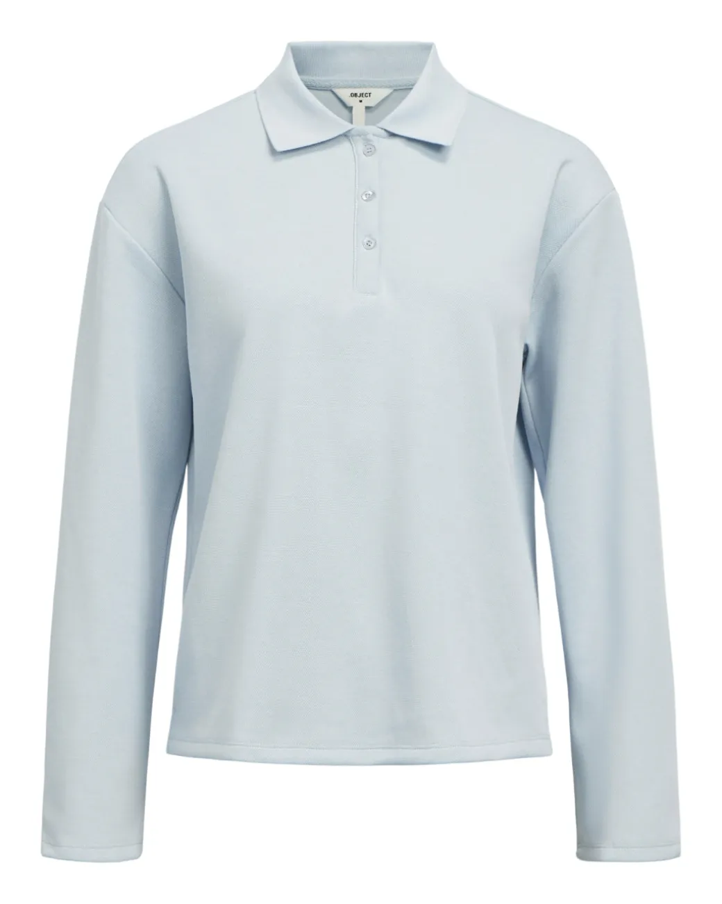 MILLIE polo bluse, lyseblå