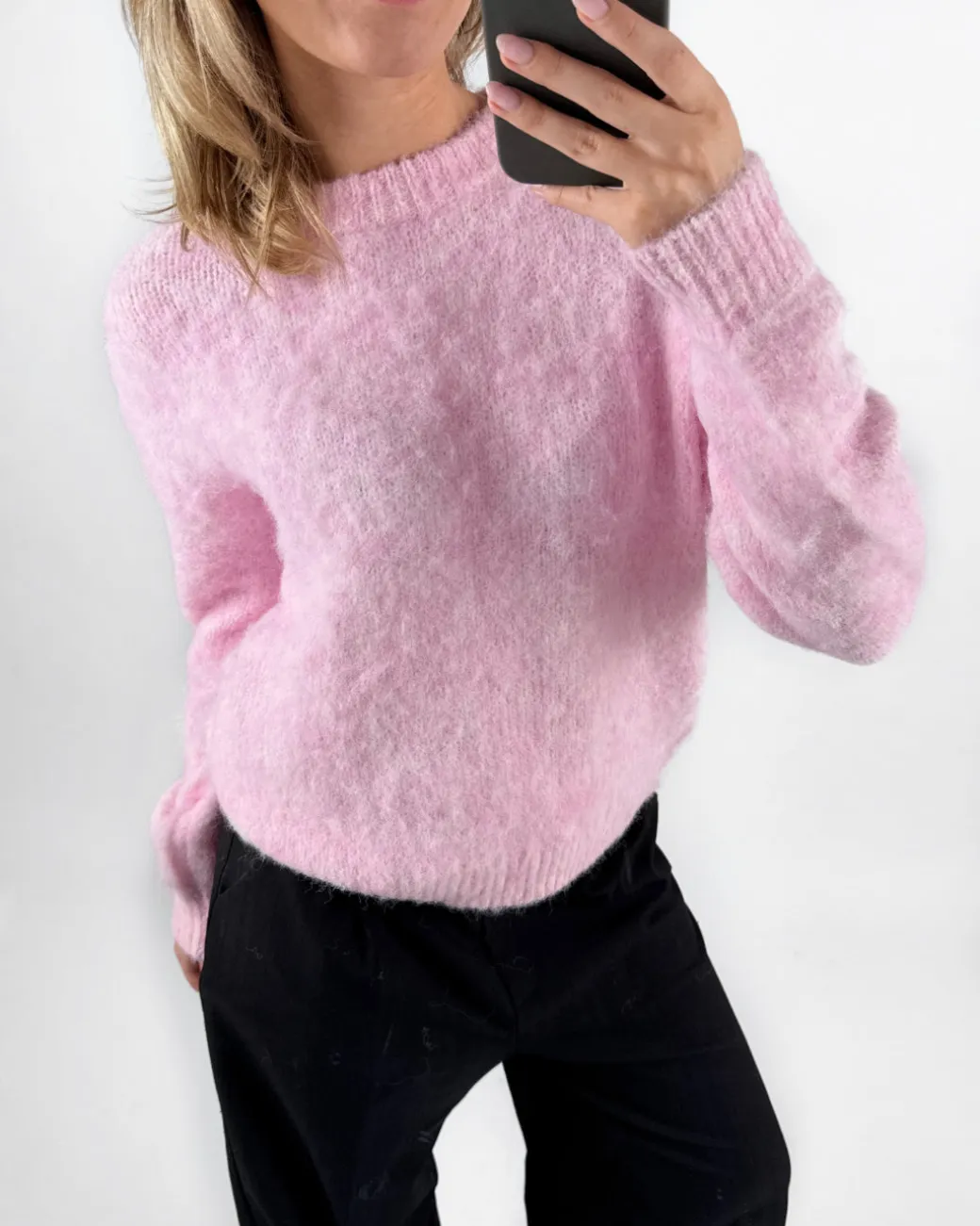 MILLY strik, lyserød