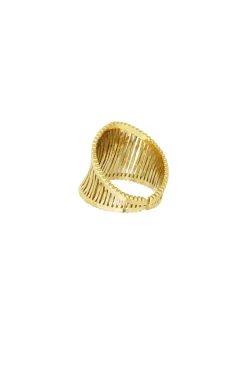 MINNA ring, guldfarvet