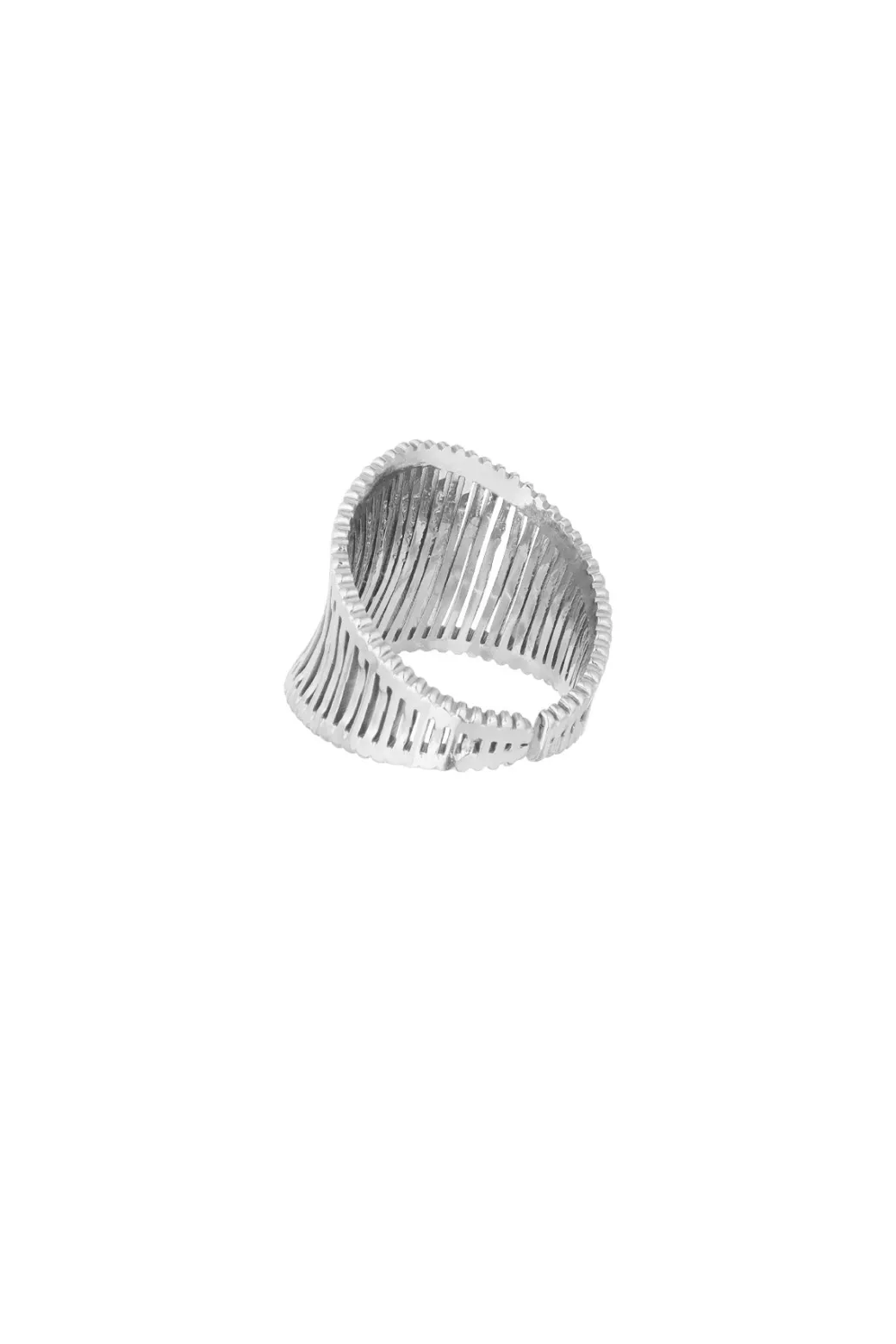 MINNA ring, sølvfarvet