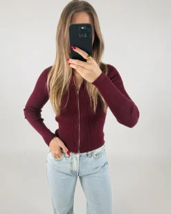 MONIKA bluse, bordeaux