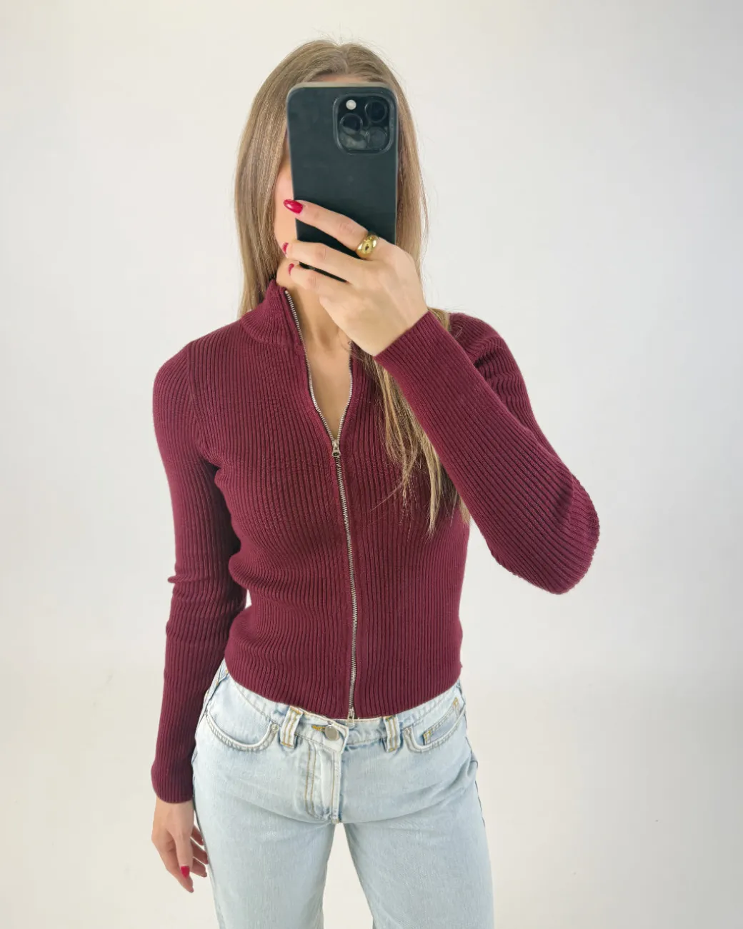MONIKA bluse, bordeaux