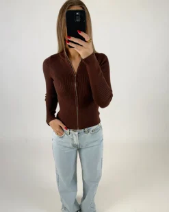 MONIKA bluse, brun