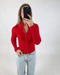 MONIKA bluse, rød