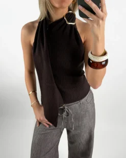 NANINE top, brun