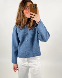 NELLY cardigan, blå