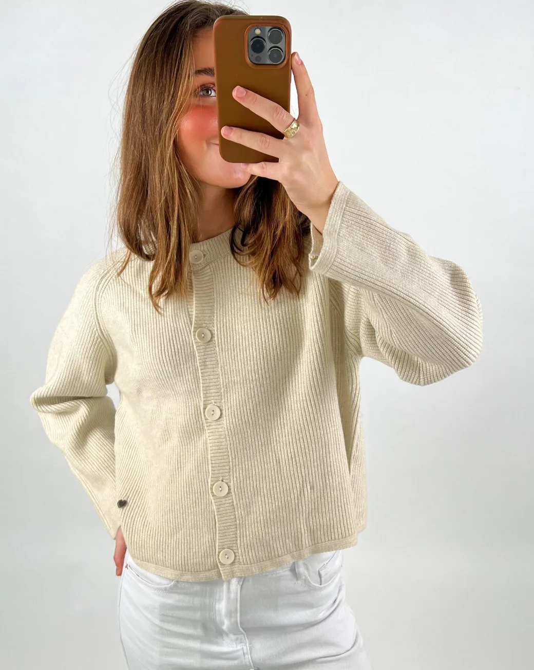 NELLY cardigan, creme