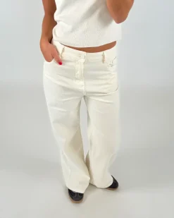 NORA wide leg jeans, creme