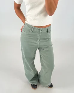 NORA wide leg jeans, kaki
