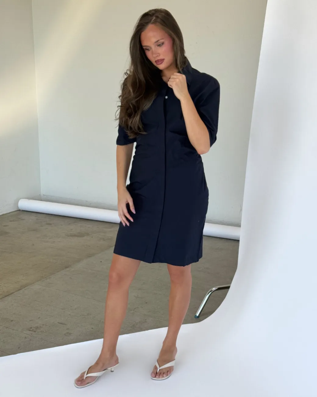 OLEANE mini kjole, navy