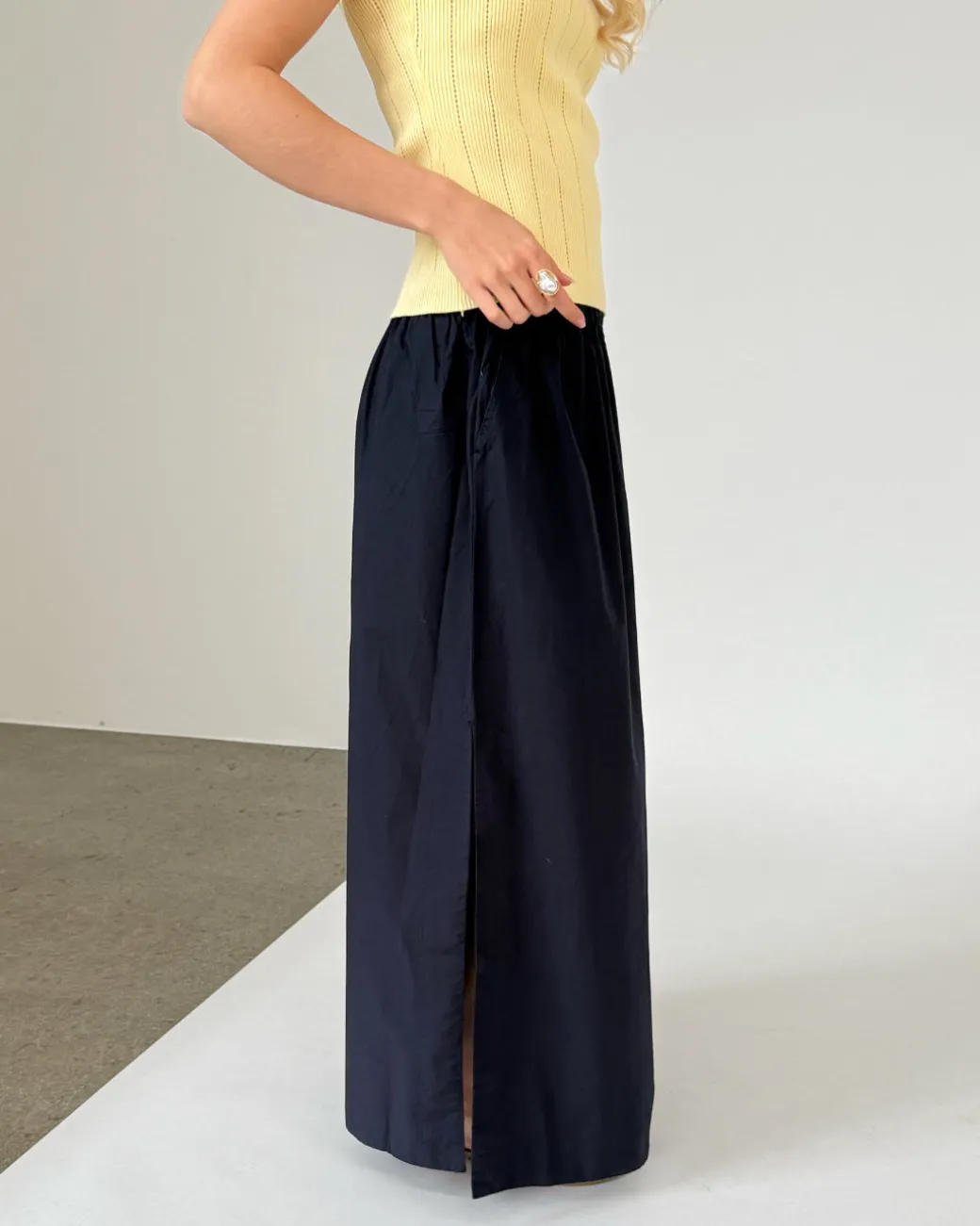 OLEANE nederdel, navy