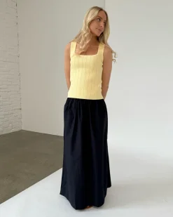 OLEANE nederdel, navy