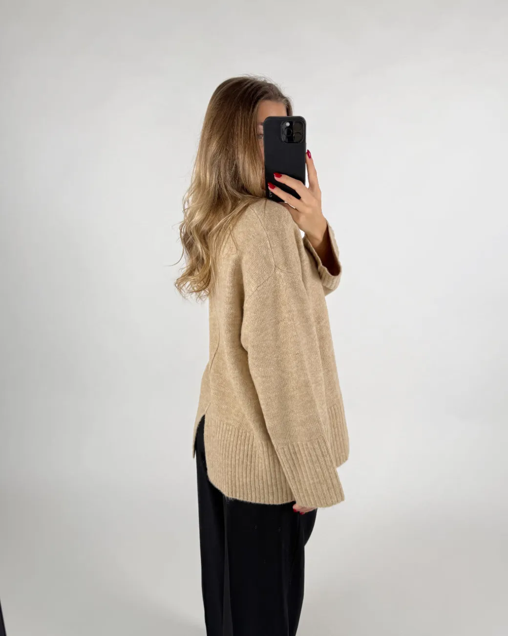 OLLIE strik, beige