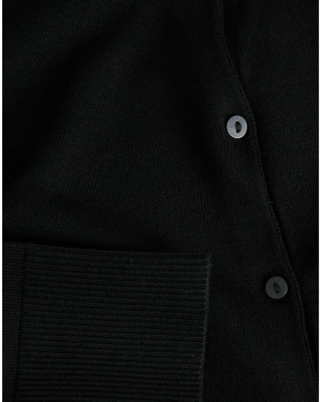 OPHELIA strik cardigan, sort