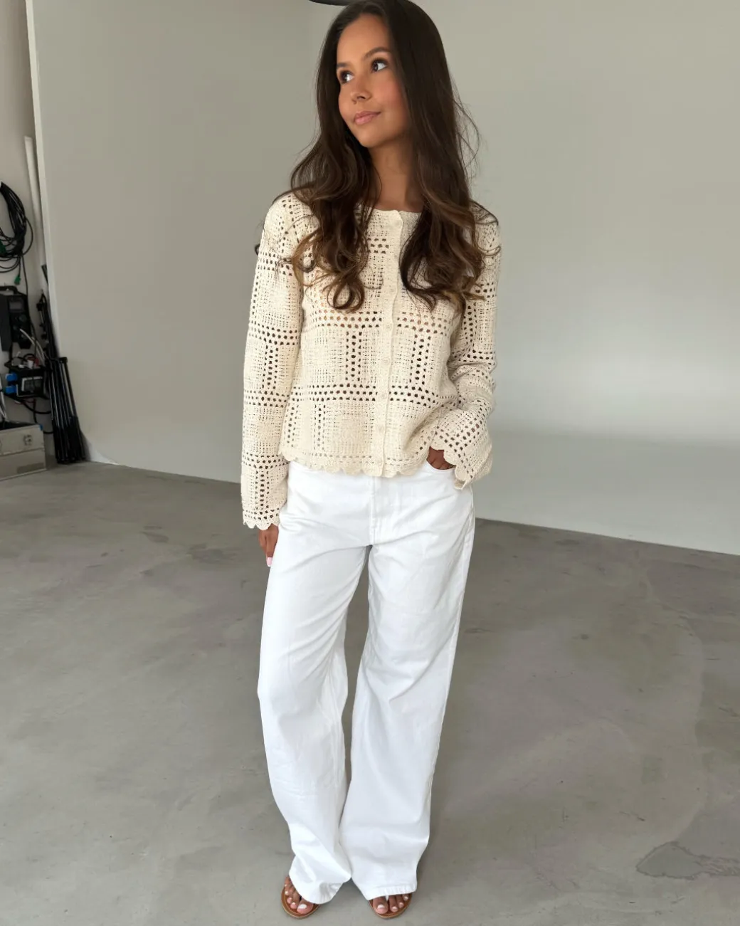ORELLA cardigan, creme