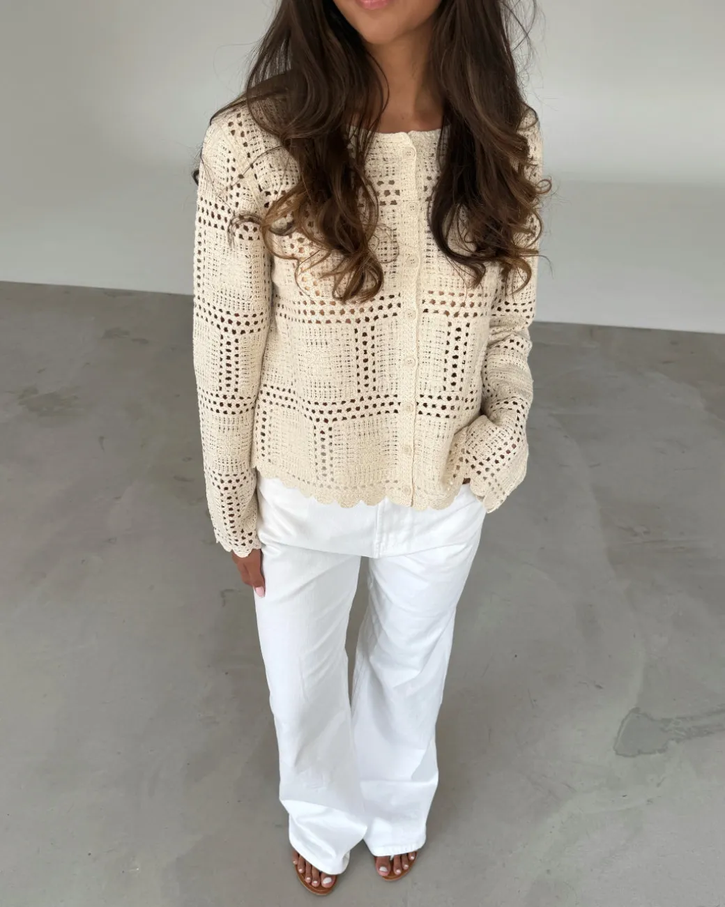 ORELLA cardigan, creme