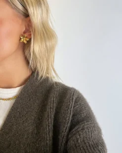 RACHEL øreringe, guldfarvet
