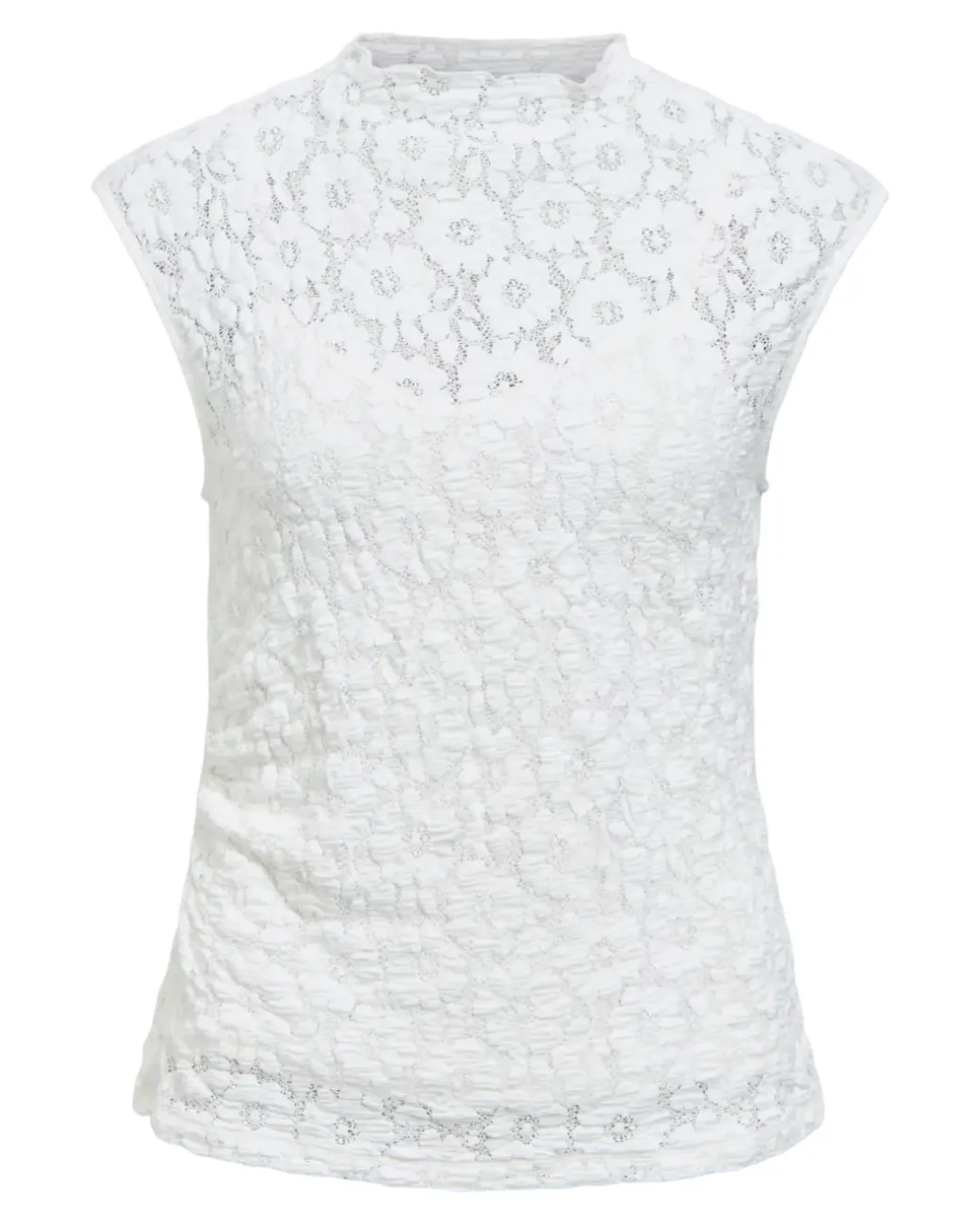 REMI blonde top, hvid