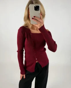 REMY bluse, bordeaux