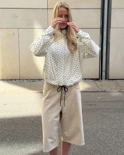 RHEA prikket jakke, hvid