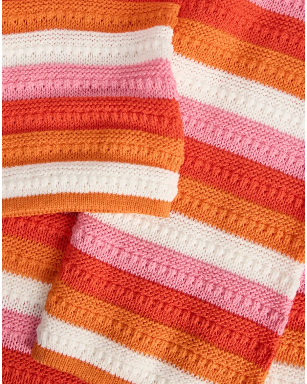 RORY strik kjole, orange/pink