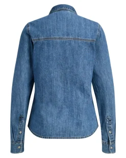 ROSE denim skjorte, mørkeblå