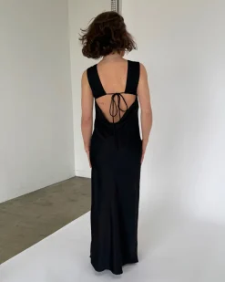 ROSIE maxi kjole, sort