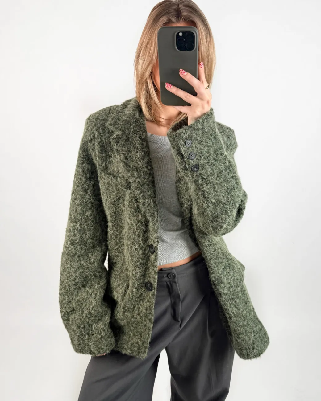 RUTH blazer jakke, grøn