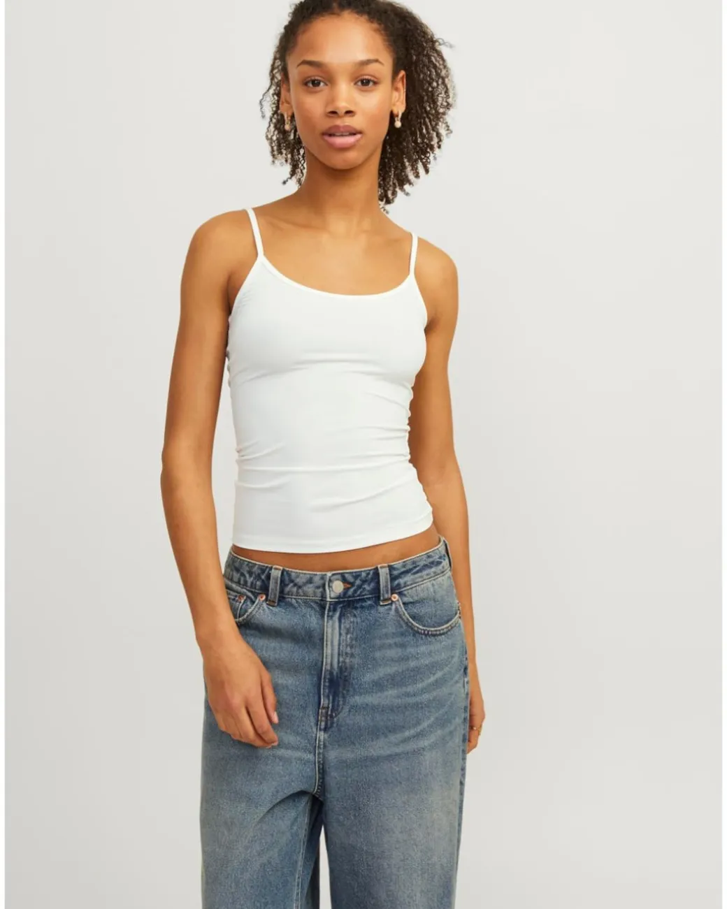 SAGA top, hvid