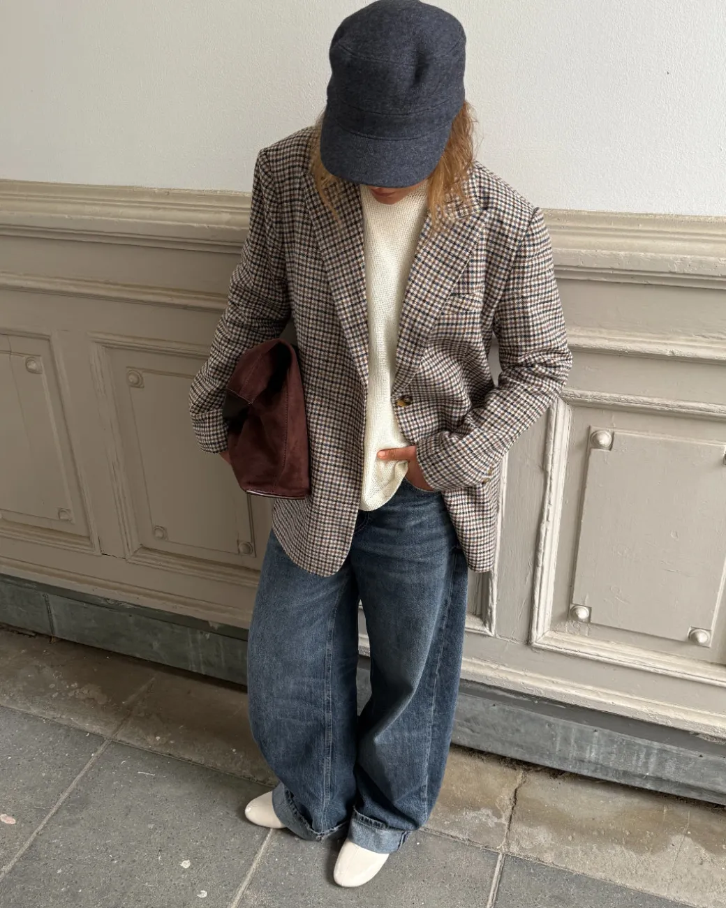 SARAI oversized blazer, sand