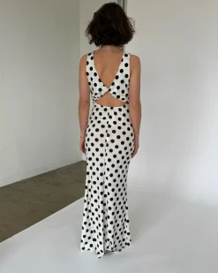 SAWYER maxi kjole, hvid