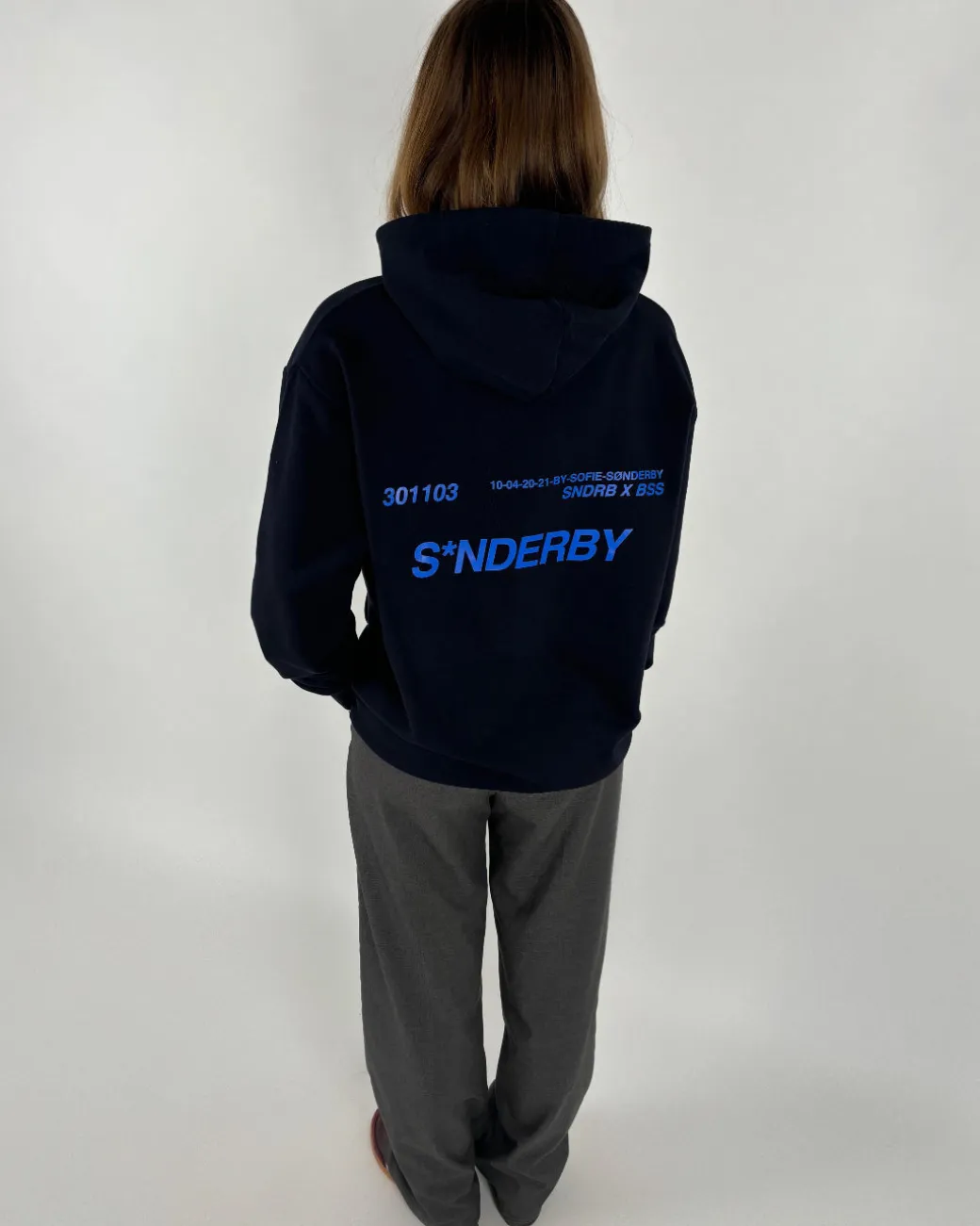 SNDERBY hoodie, navy/blå