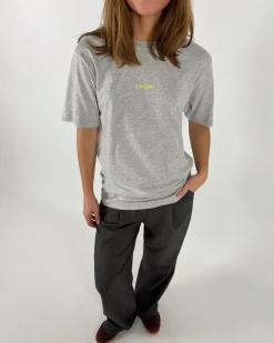SNDERBY t-shirt, grå/gul