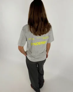 SNDERBY t-shirt, grå/gul