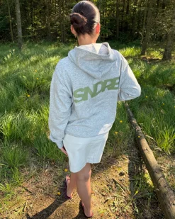 SNDRB hoodie, grå/army