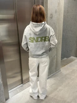 SNDRB hoodie, grå/army