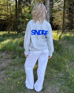 SNDRB sweatshirt, grå/blå