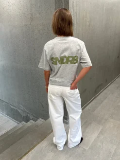 SNDRB t-shirt, grå/army