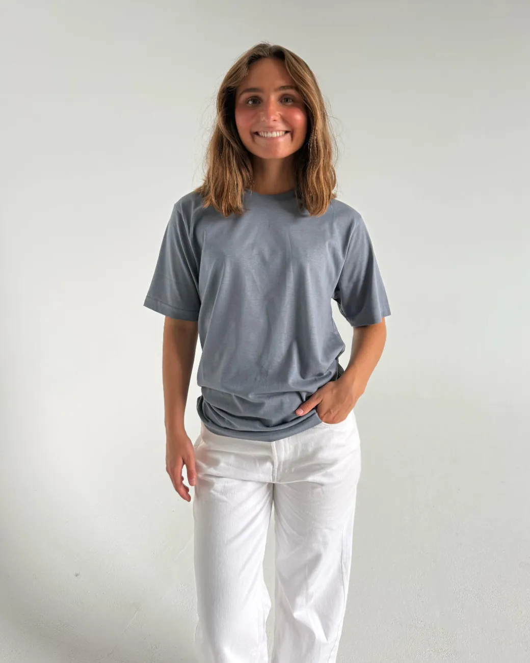 SNDRB t-shirt, stone/beige