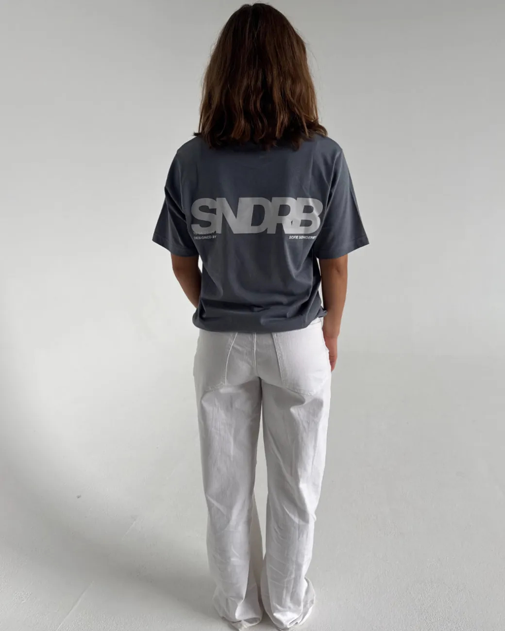 SNDRB t-shirt, stone/beige