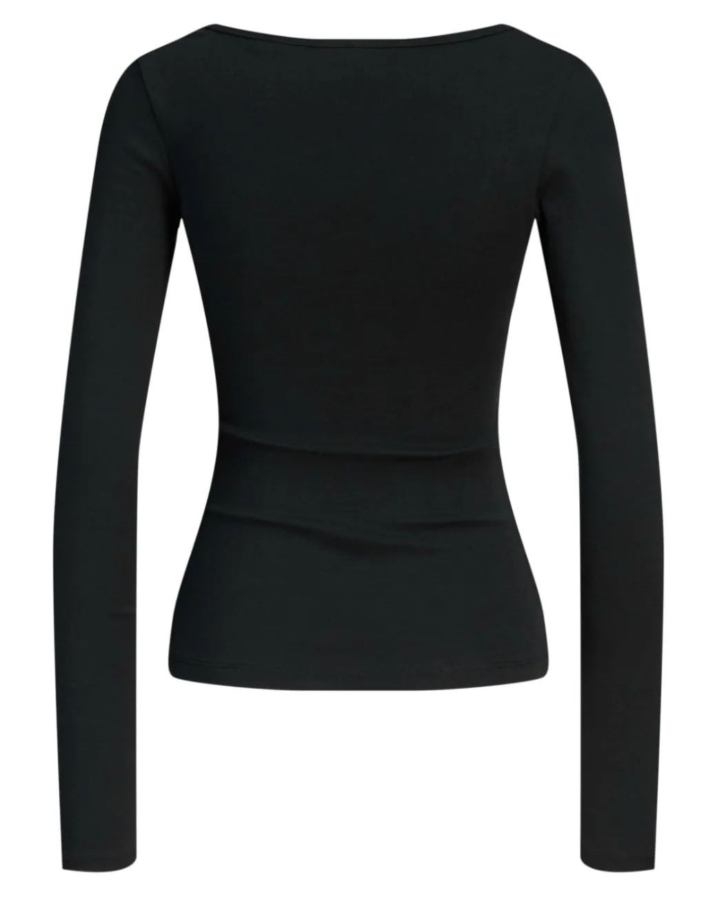 STAR langærmet bluse, sort
