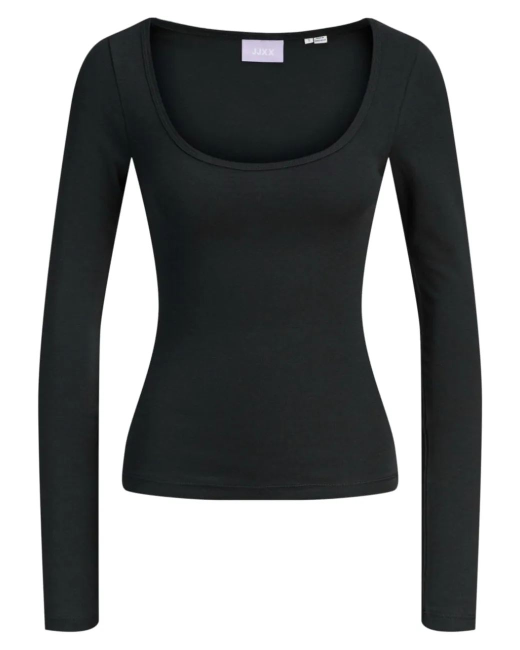 STAR langærmet bluse, sort