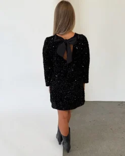 STEPHANIE kjole, sort