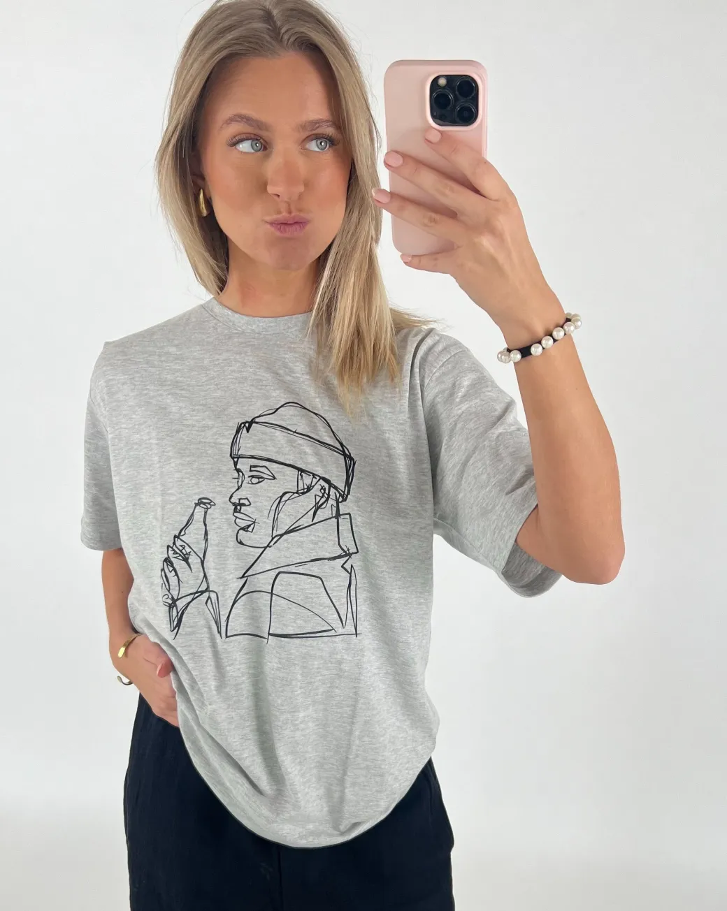 THIRSTY t-shirt, grå