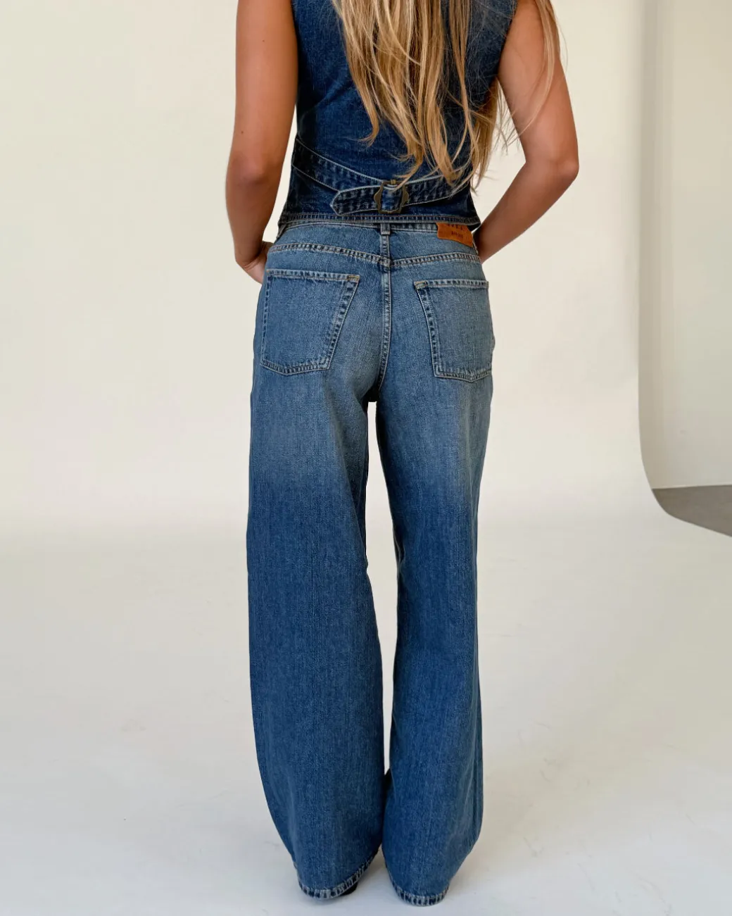 TOKYO wide leg jeans, blå