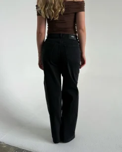 TOKYO wide leg jeans, sort