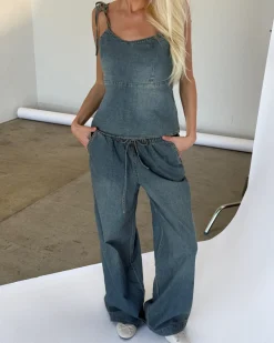 TUVA denim bukser, blå